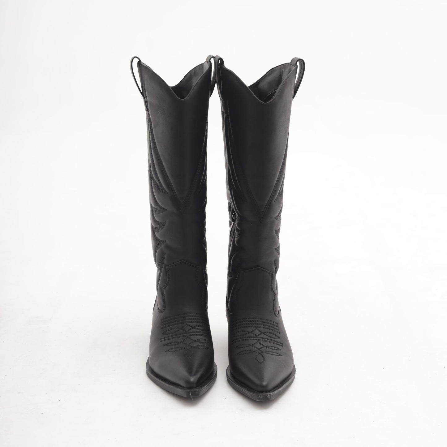 STIVALE CAMPEROS RICAMO NERO 