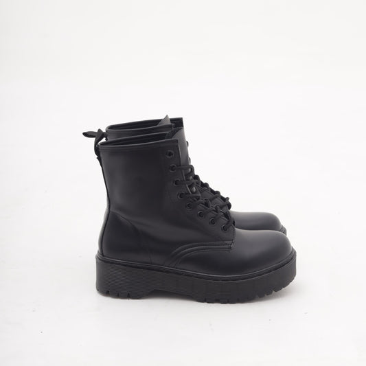 ANFIBIO 8 BUCHI PLATFORM NERO MT89PUNE CHOCOLA