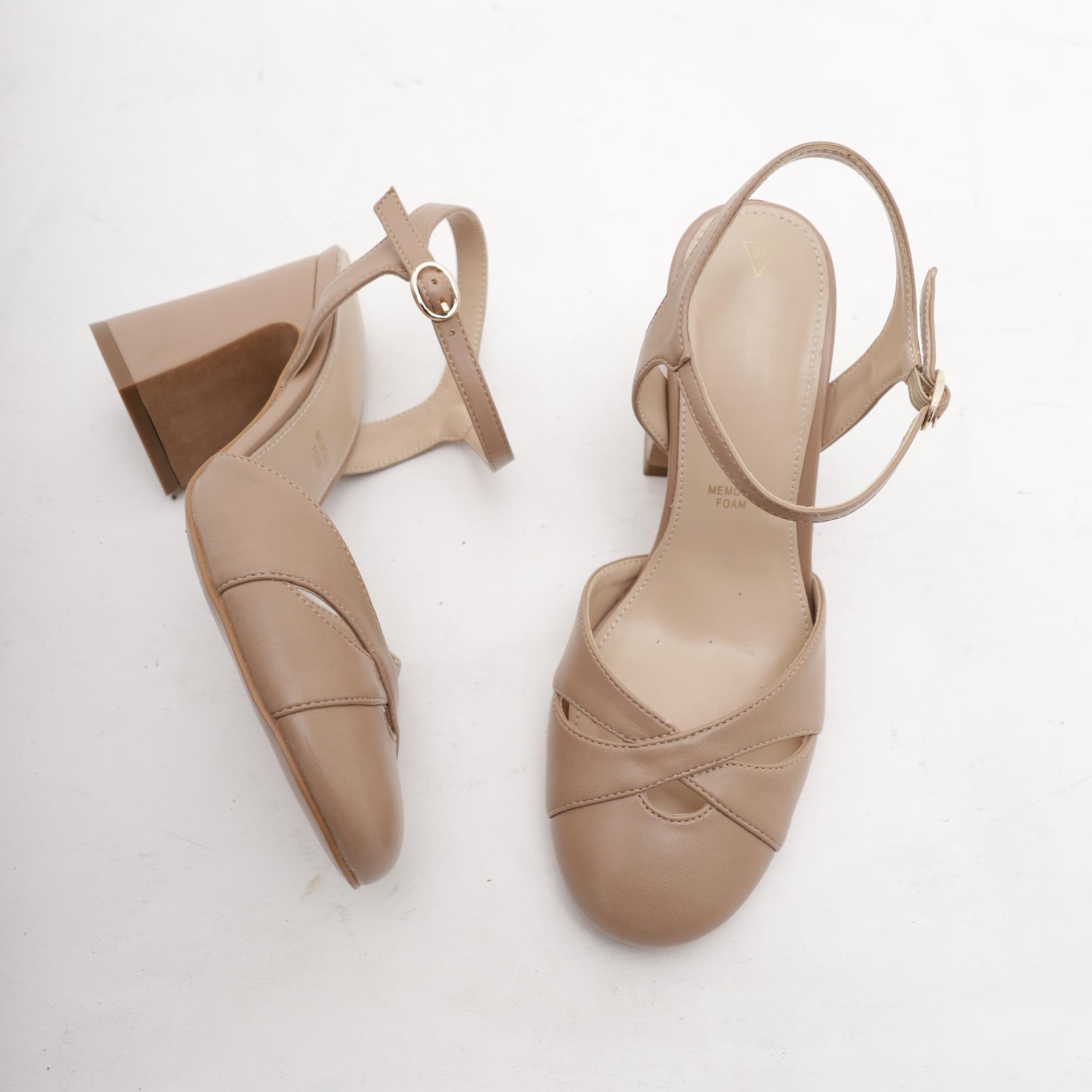 DECOLLETE' PIXIE CROSS DARK NUDE 