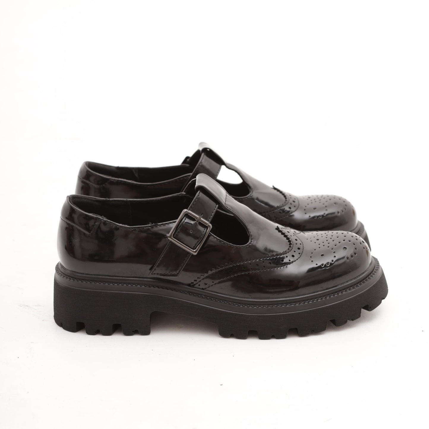 T-BAR FLAT INGLESINA NERO MP621-7WVENE CHOCOLA