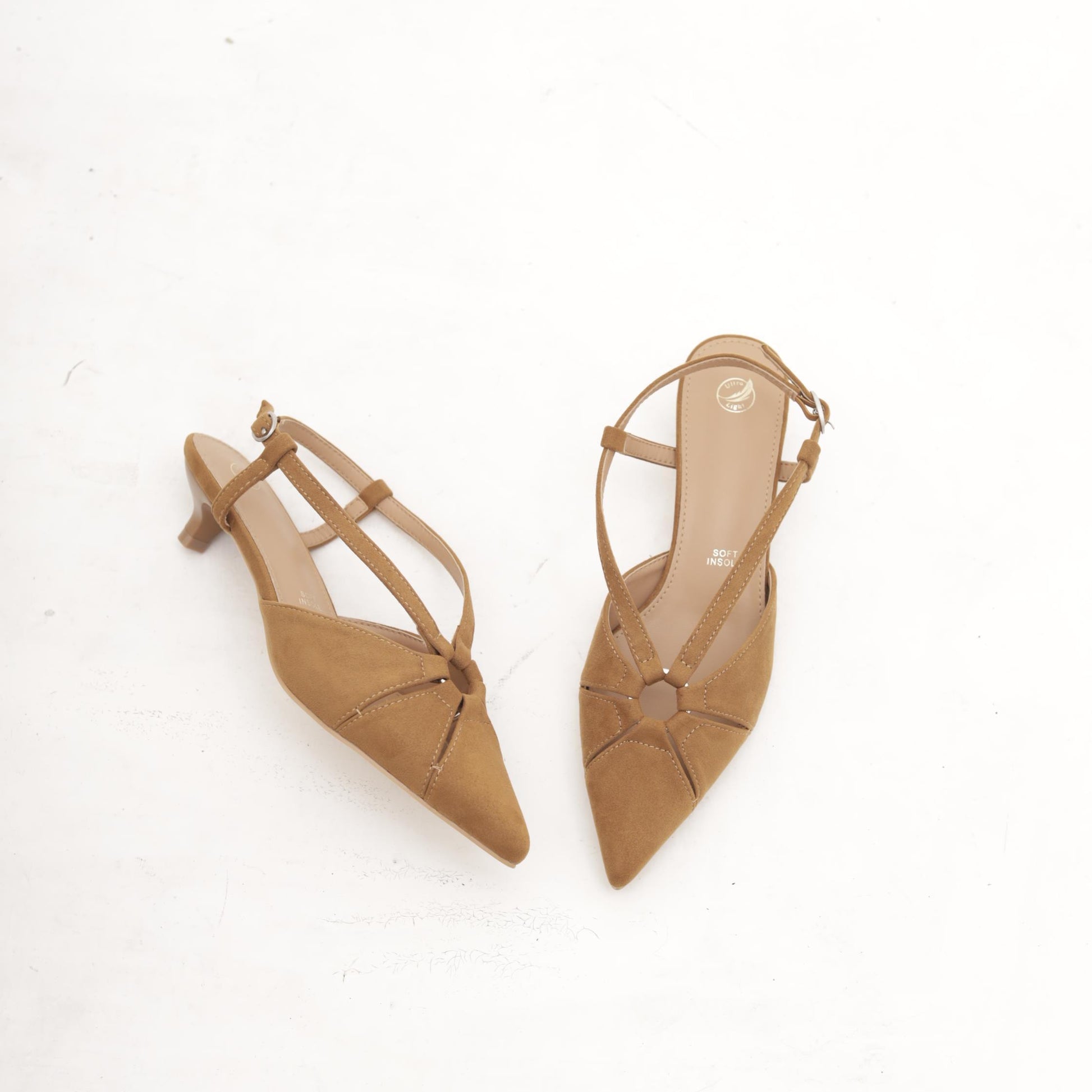 SLINGBACK ANELLO CUOIO 