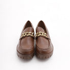 MOCASSINO CATENA MARRONE 
