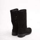 STIVALETTI TRAFORATI NERO<BR/> 