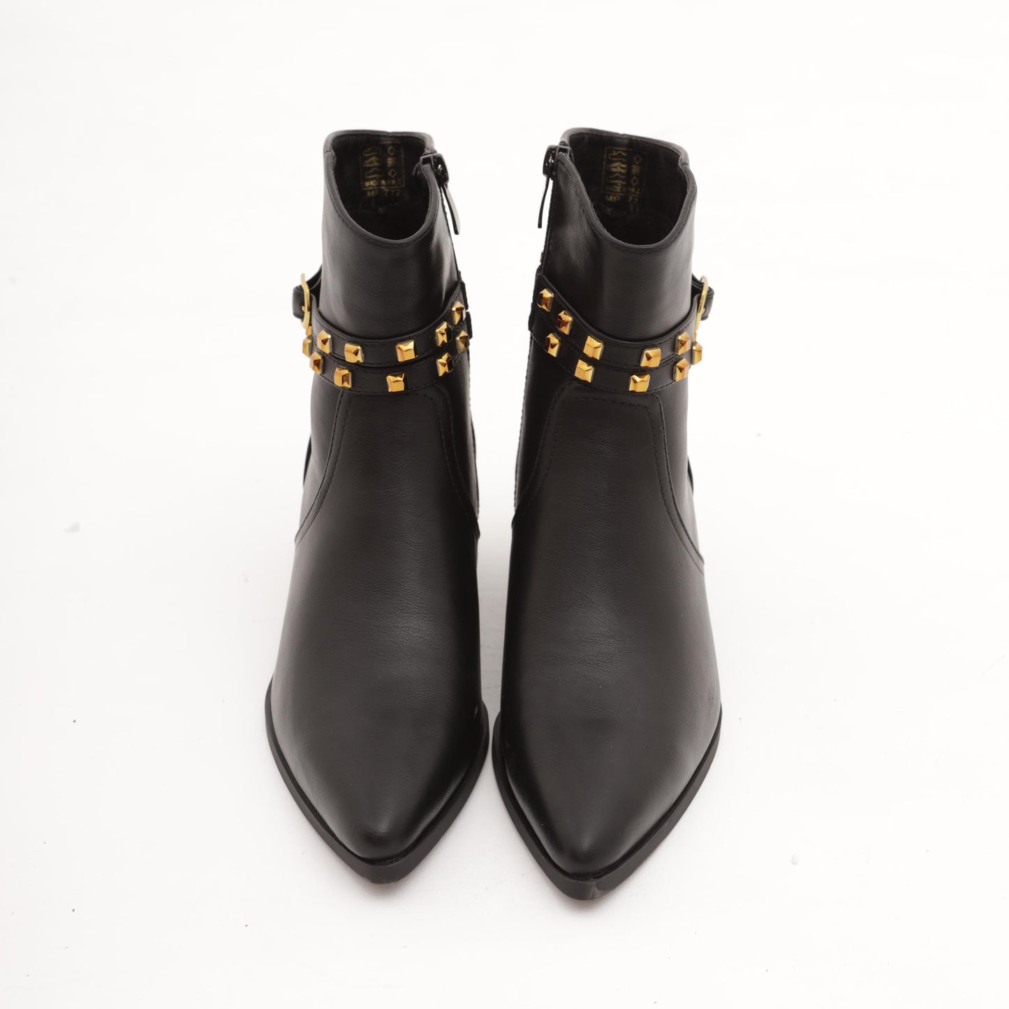 TRONCHETTO TEXANO BORCHIE NERO MP772PUNE CHOCOLA