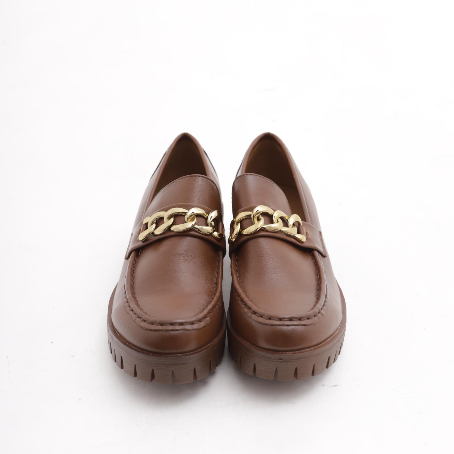 MOCASSINO CATENA MARRONE 