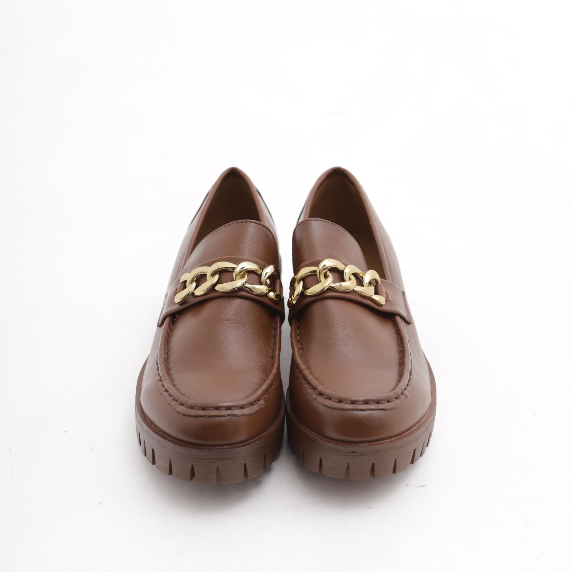 MOCASSINO CATENA MARRONE 