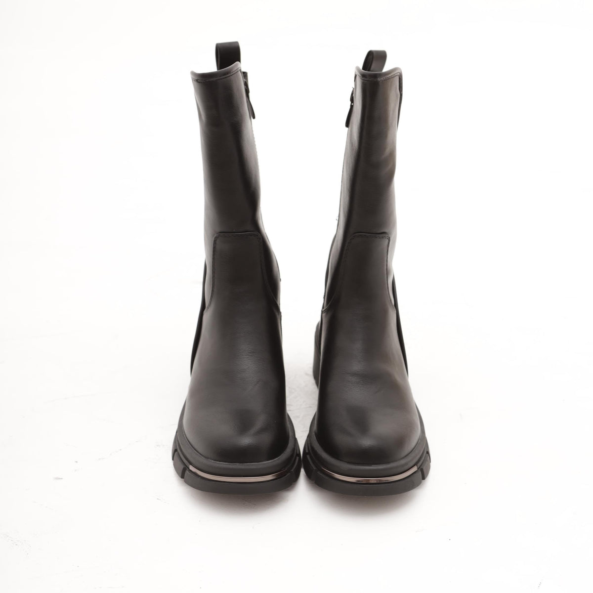 STIVALETTO GAMBALE ELASTICO NERO 