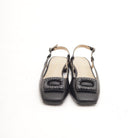 SLINGBACK FLAT ACCESSORIO NERO 