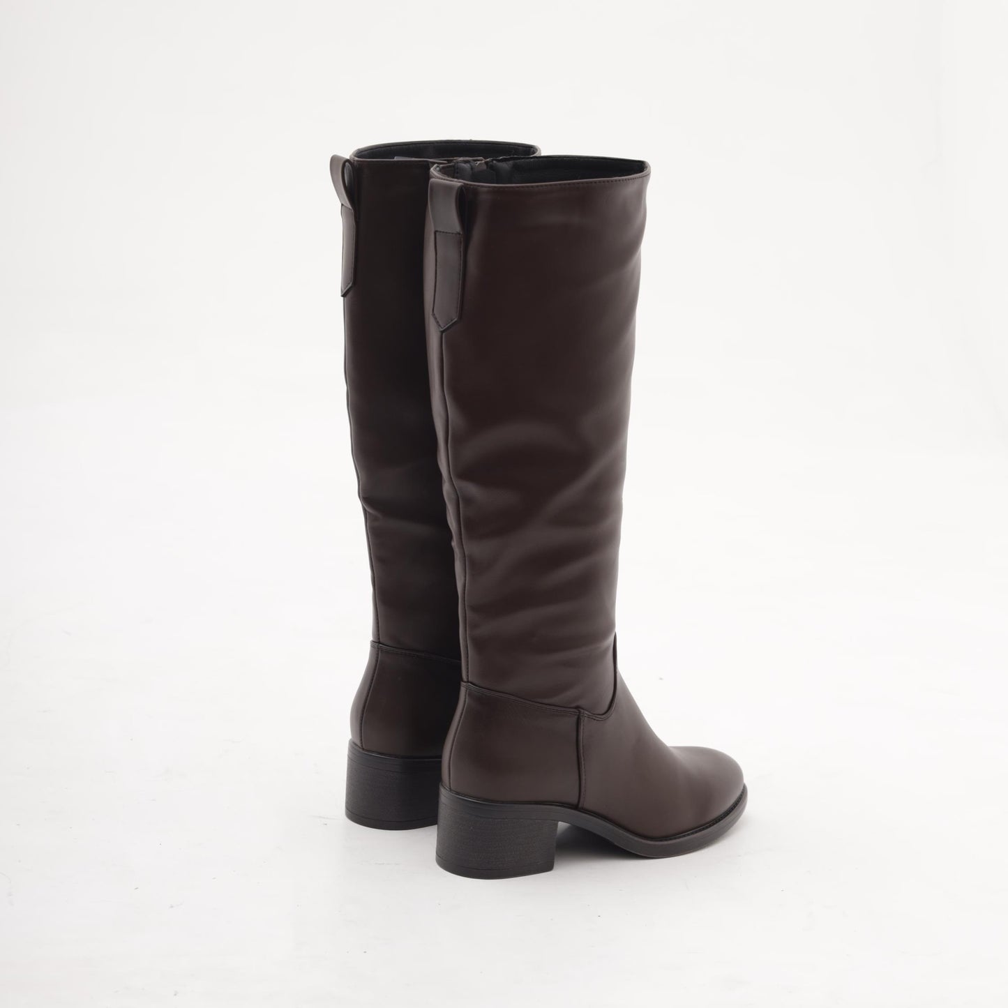 STIVALE ALTO LISCIO TESTA DI MORO MP356-2PUTM CHOCOLA