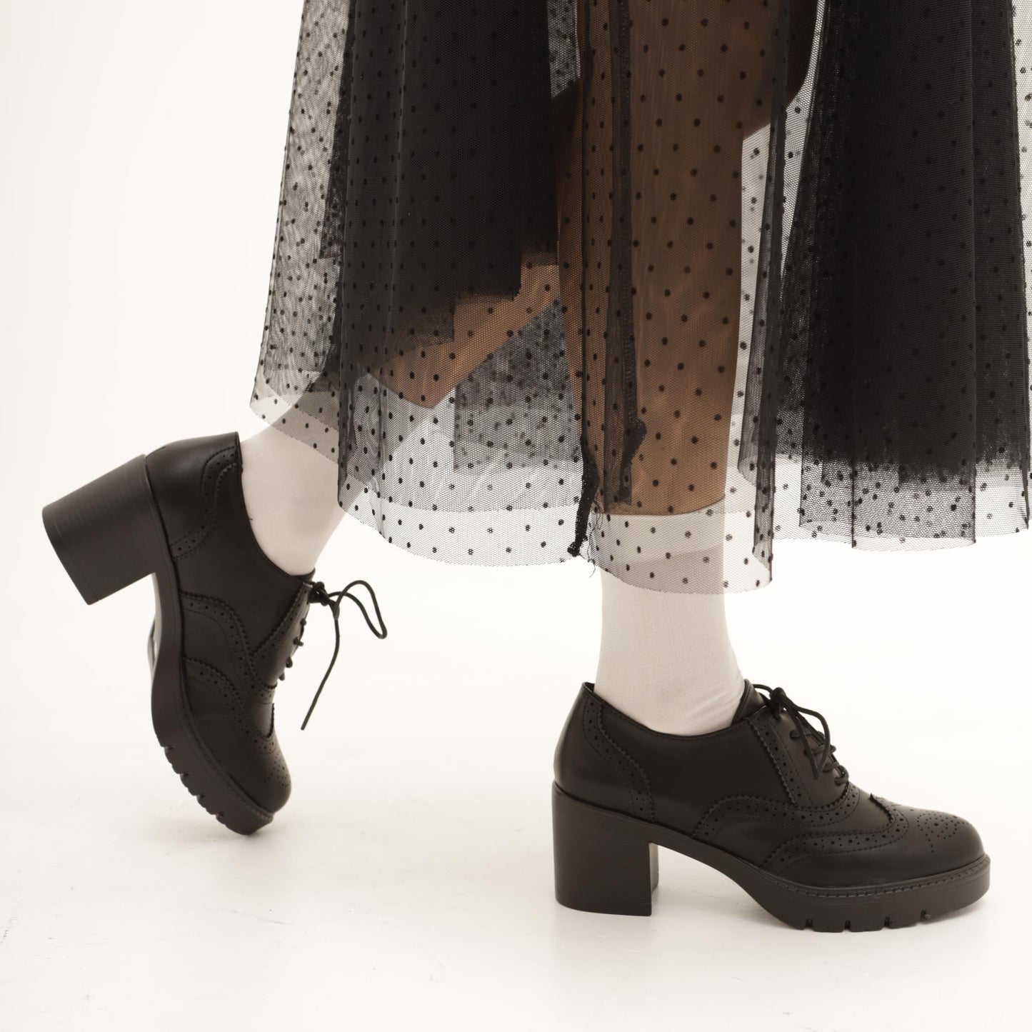 OXFORD CON TACCO NERO MP70014-1PUN CHOCOLA