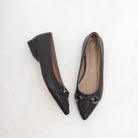 DECOLLETE FLAT MORSETTO NERO 