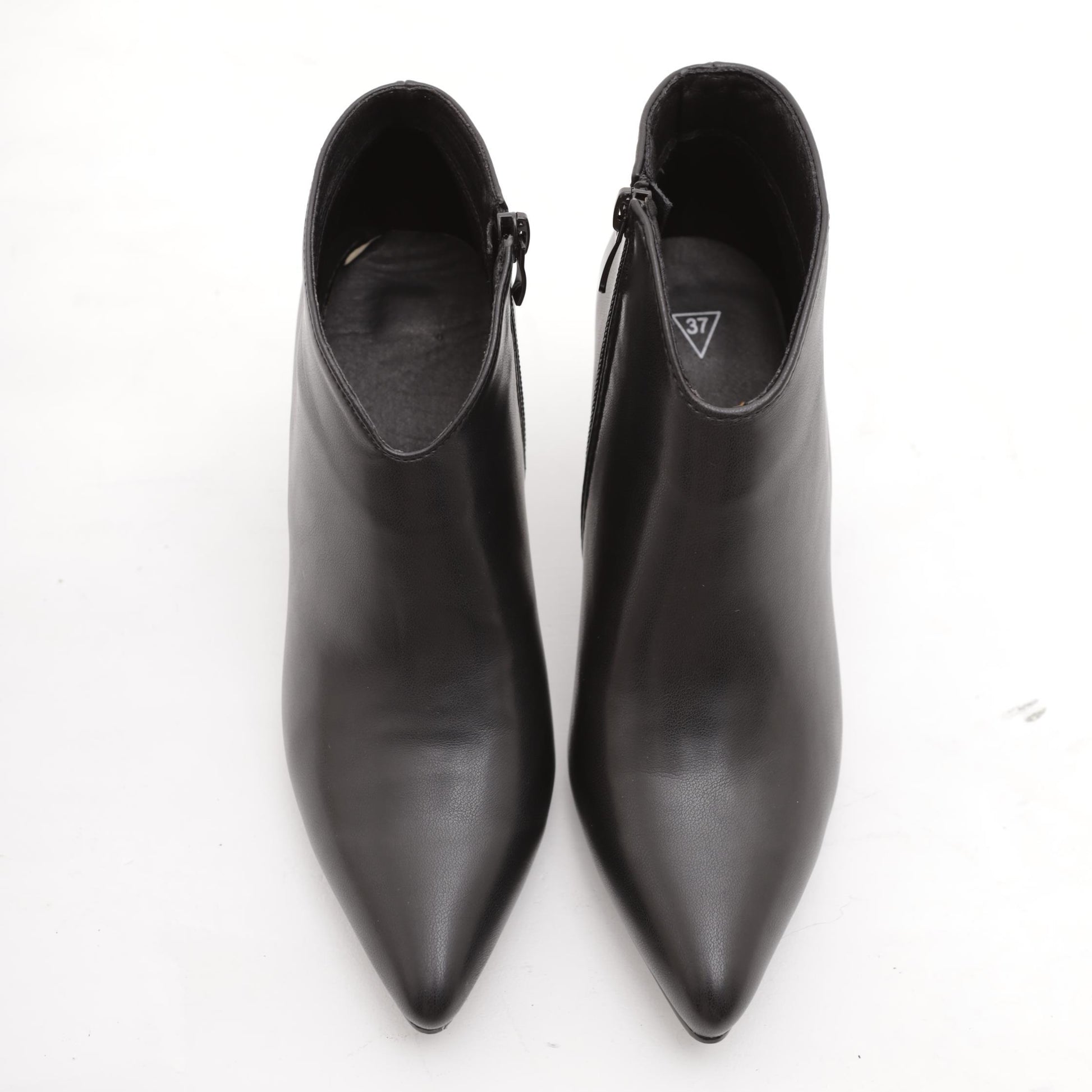 TRONCHETTO BASSO SAGOMATO NERO<BR/> 