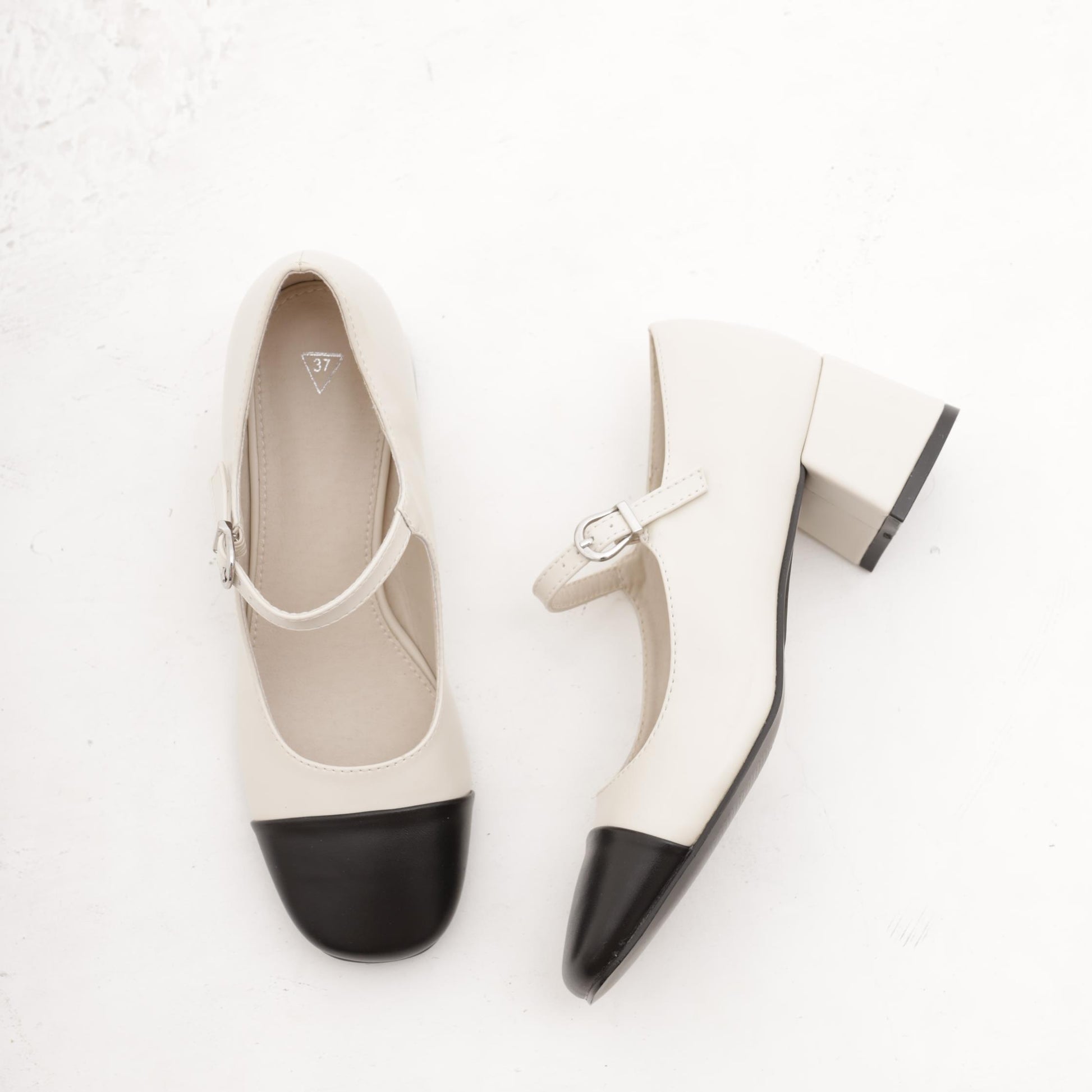 MARY JANE PUNTALE 1 CINTURINO PANNA MP8002PUPA CHOCOLA