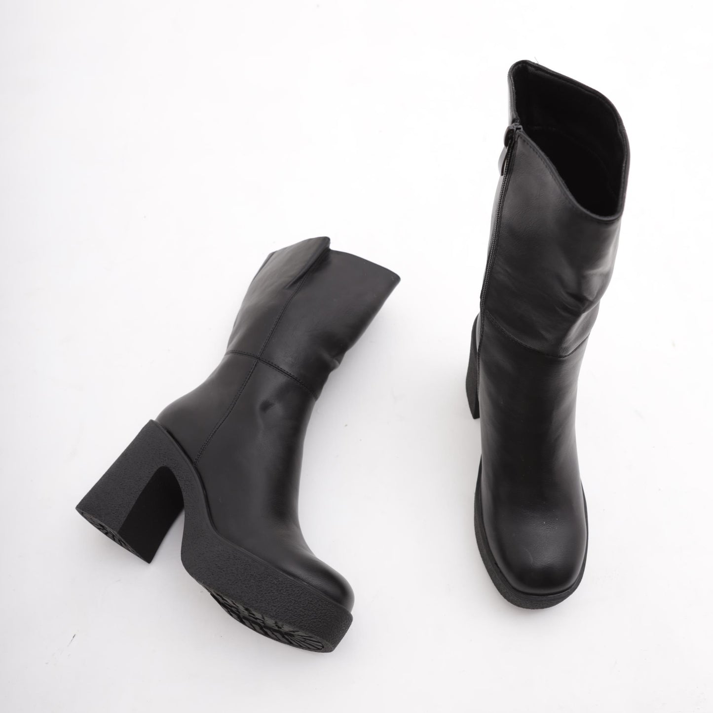 STIVALETTO LISCIO TACCO PARA NERO 