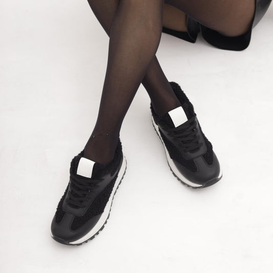 SNEAKERS RUNNING FUR NERO MP903-9FURNE CHOCOLA