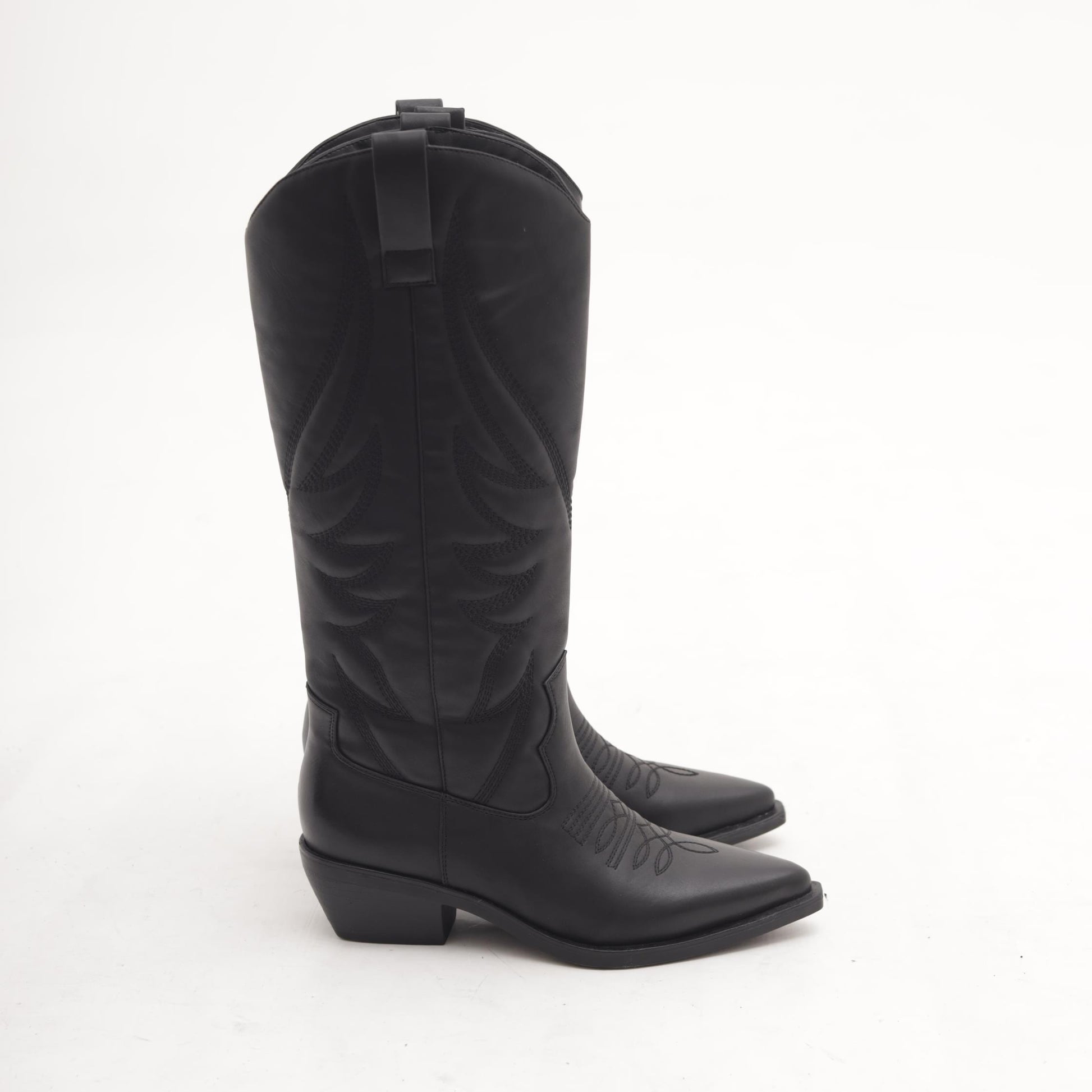 STIVALE CAMPEROS RICAMO NERO MP2702-3PUNE CHOCOLA