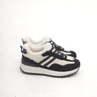 SNEAKERS RUNNING FUR DOPPIA FASCIA NERO 