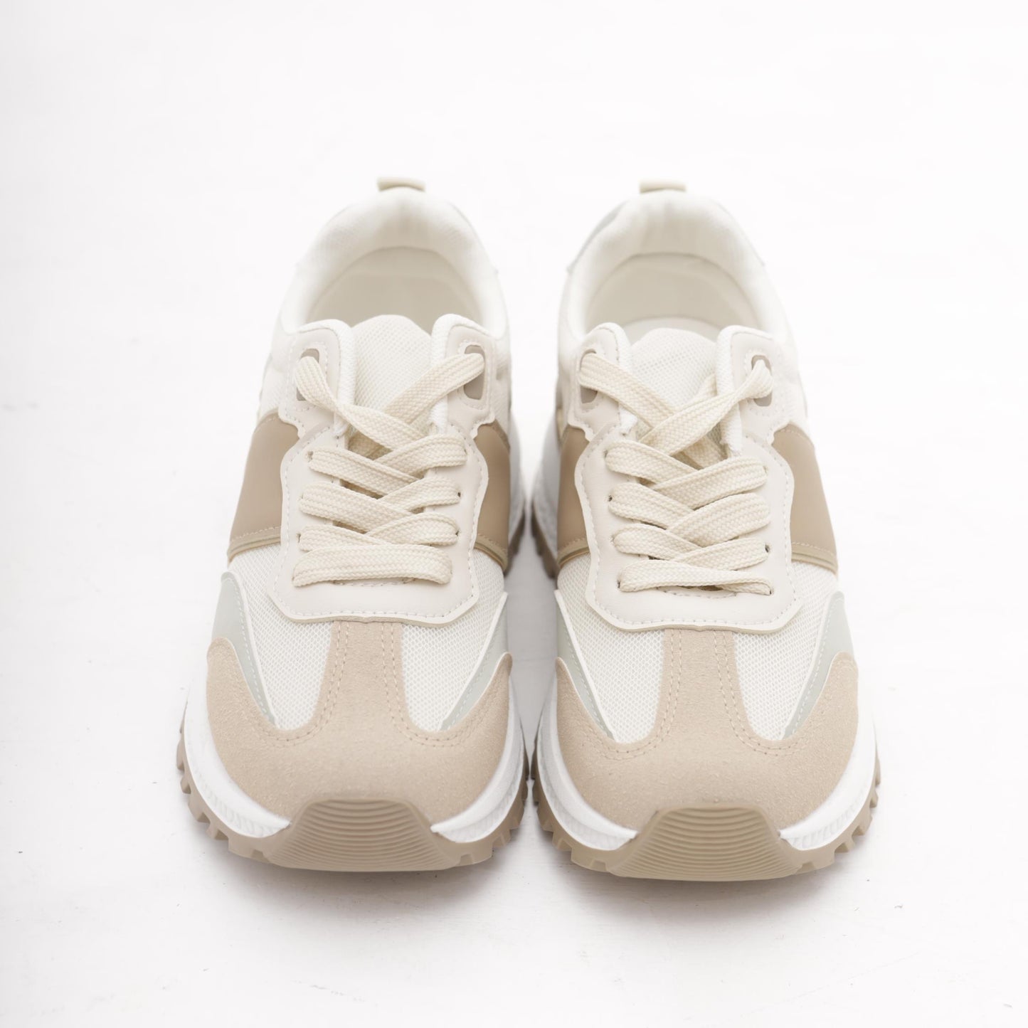 SNEAKERS RUNNING BEIGE<BR/> 