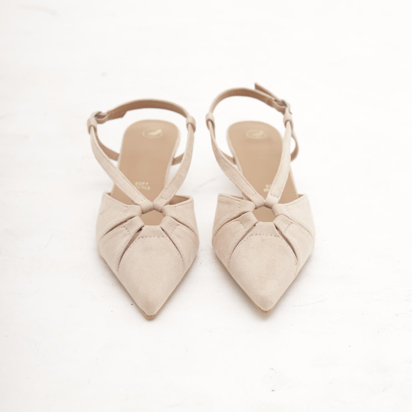 SLINGBACK ANELLO BEIGE 