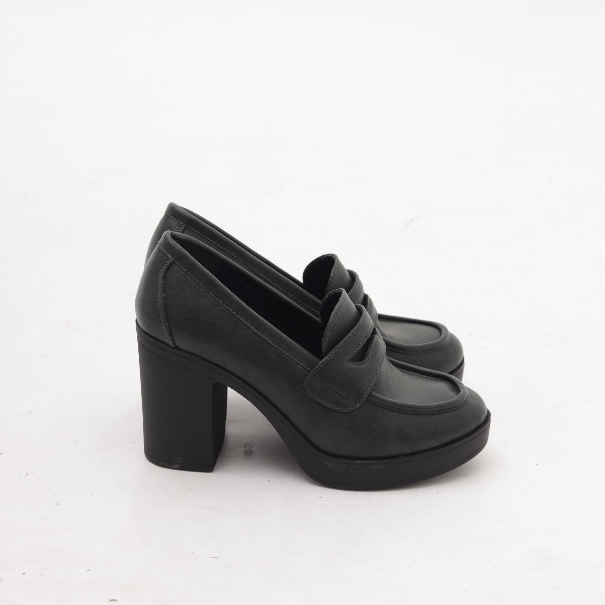 MOCASSINO TACCO VERDE 