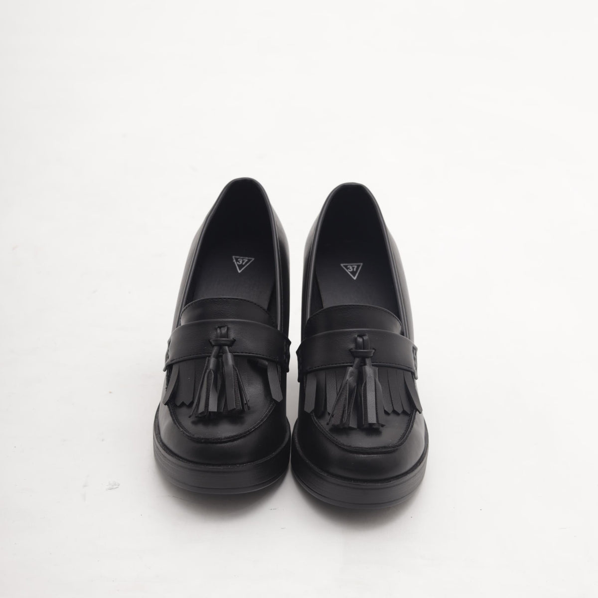 MOCASSINO TACCO NAPPINE NERO 