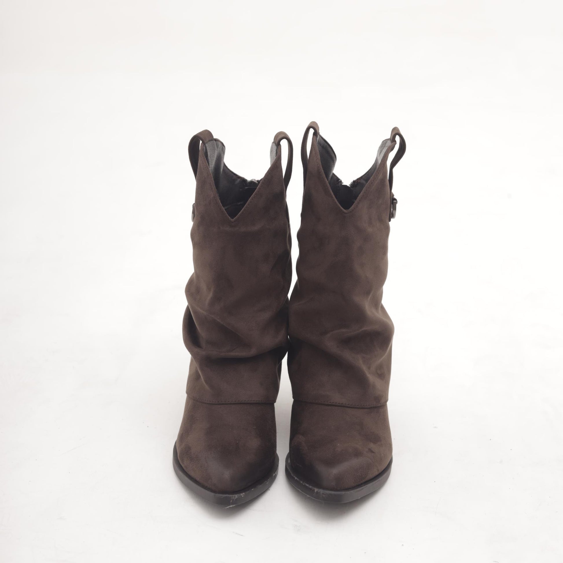 STIVALETTO TEXANO RISVOLTATO TESTA DI MORO MP2704-1MFTM CHOCOLA