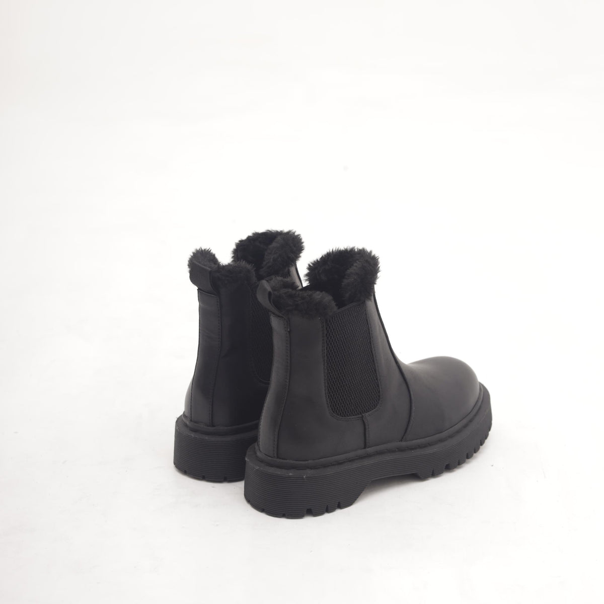 STIVALETTO CHELSEA BASSO FUR NERO 
