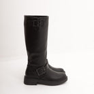 STIVALE BIKER ALTO NERO 