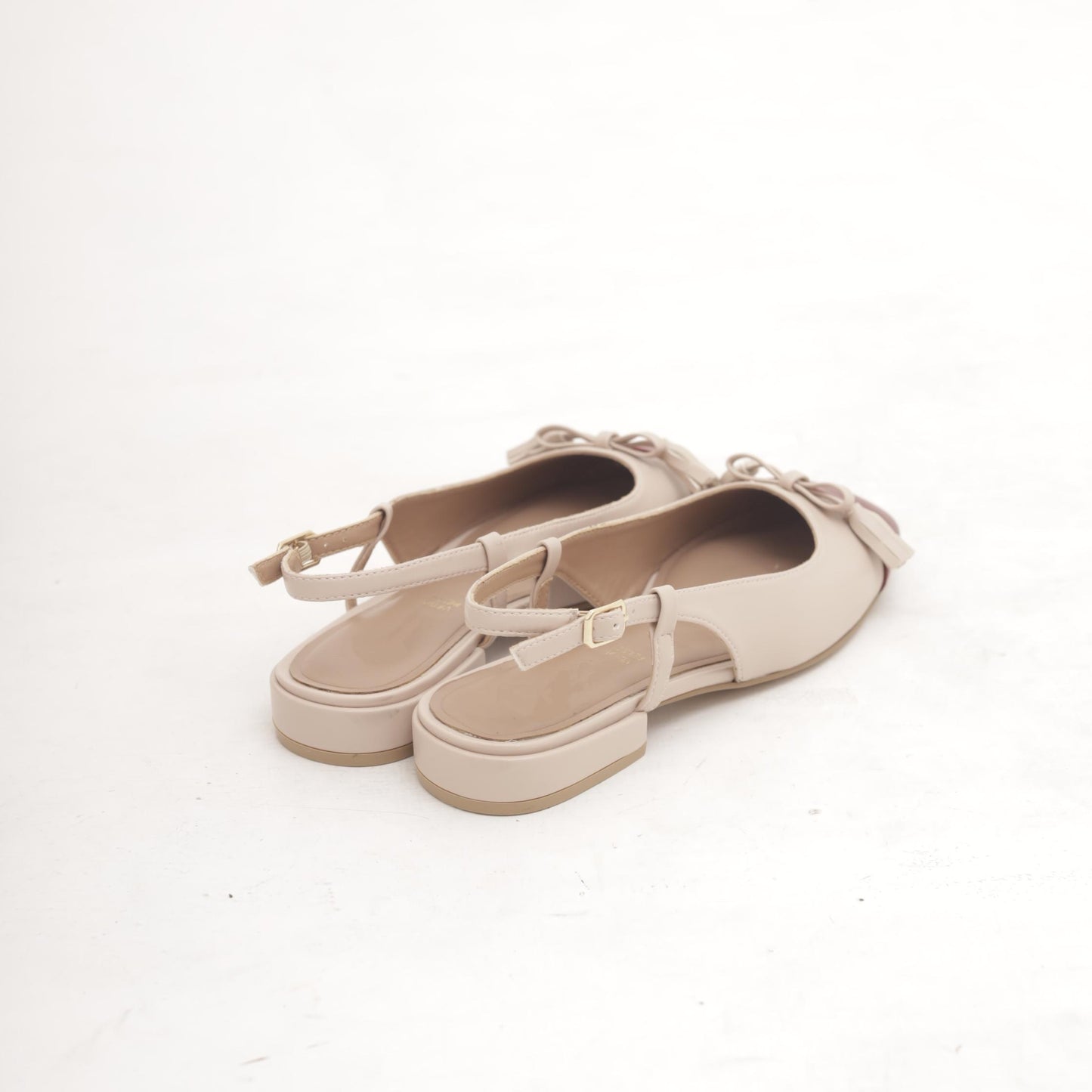 SLINGBACK FLAT PUNTALE BORDEAUX 