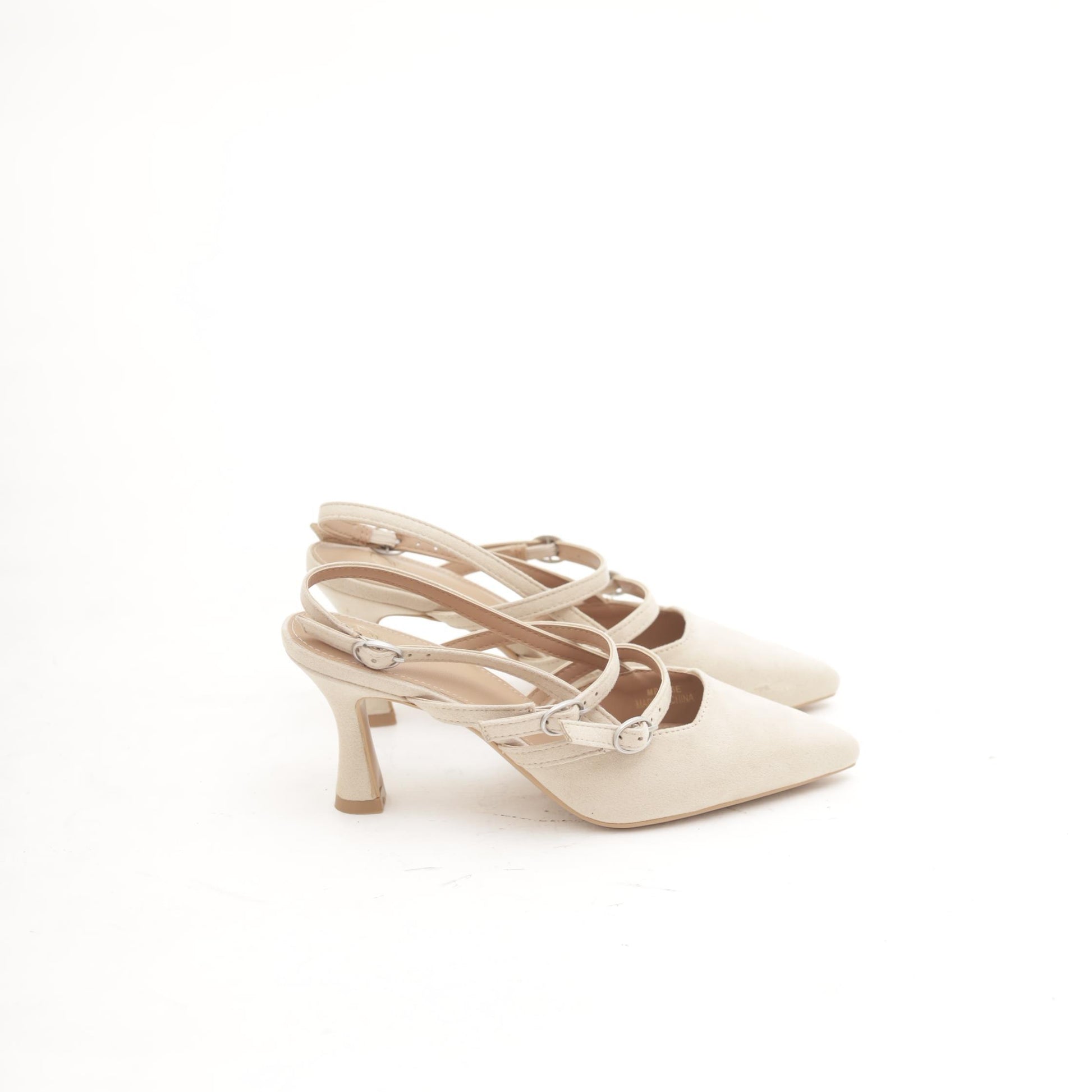 SLINGBACK 2 CINTURINI BEIGE 