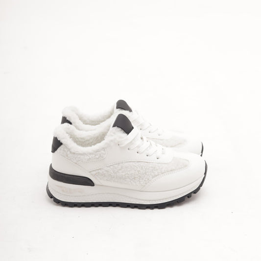 SNEAKERS RUNNING FUR BIANCO MP903-9FURBI CHOCOLA