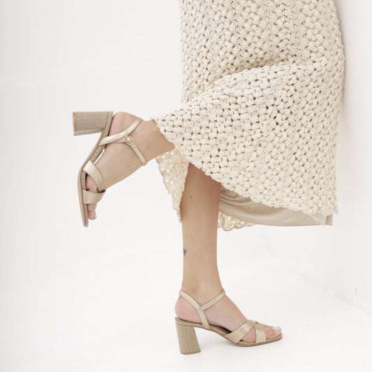 SANDALO INCROCIO PLATINO 