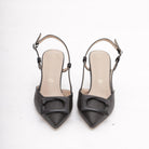 SLINGBACK CANVAS NERO 