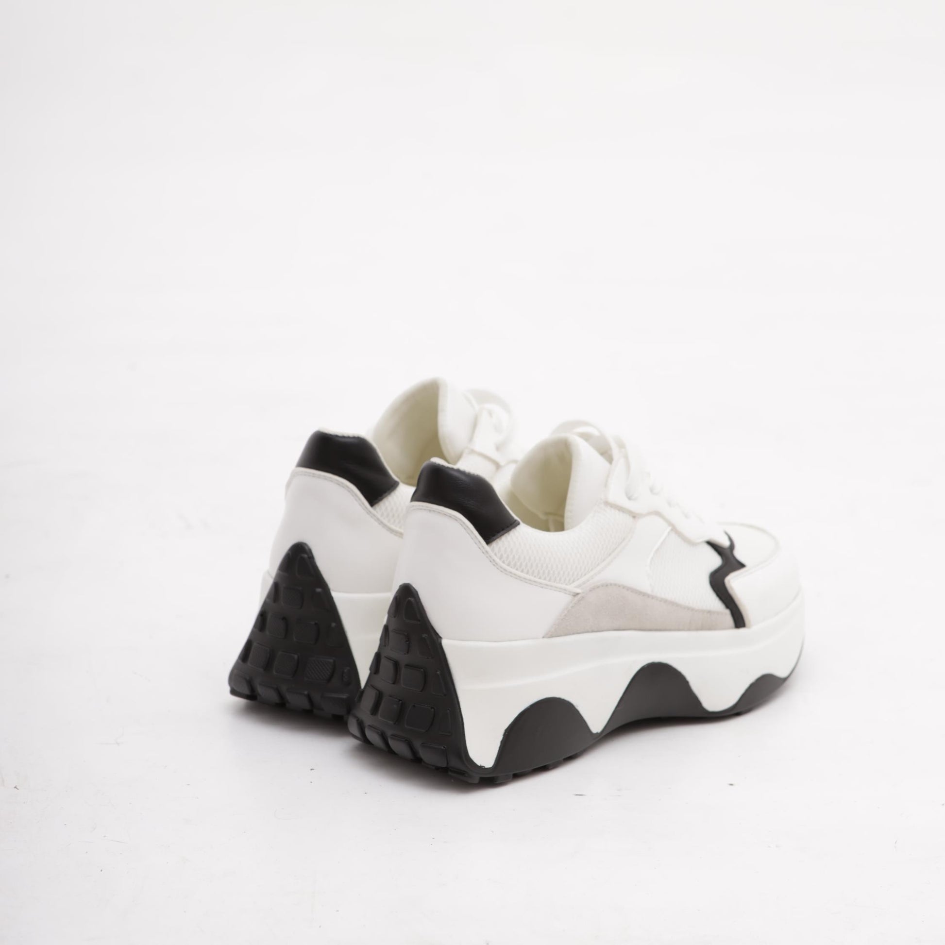 SNEAKERS OVERSIZE BIANCO/NERO<BR/> 