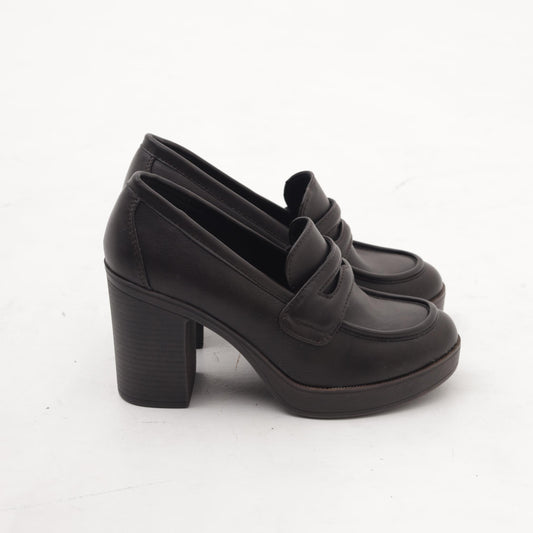 MOCASSINO TACCO NERO MP354PUNE CHOCOLA