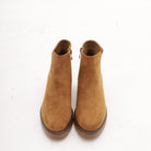 STIVALETTO BASSO LISCIO MARRONE 