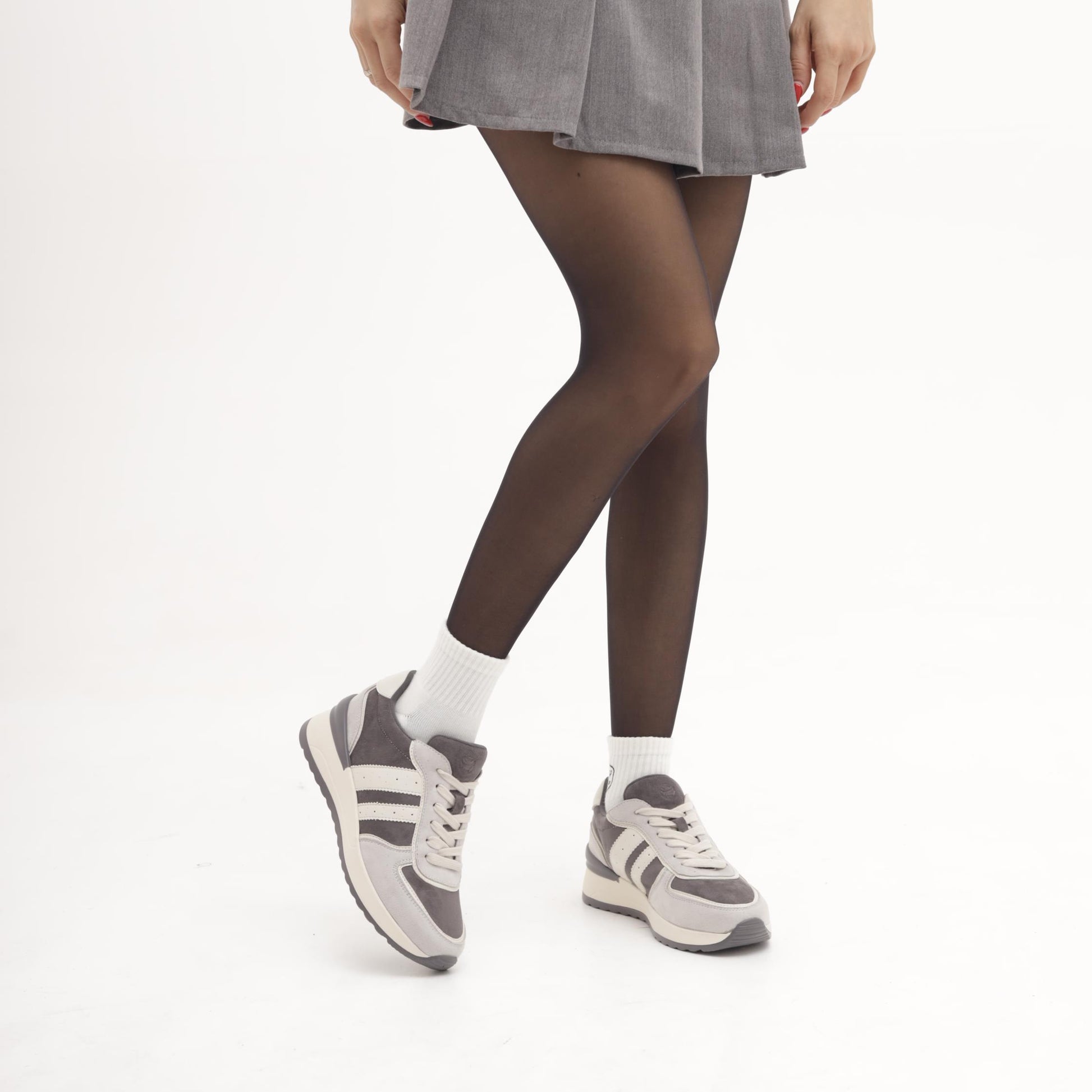 SNEAKERS ALTA RUNNING GRIGIO MP2603-5AMFG CHOCOLA