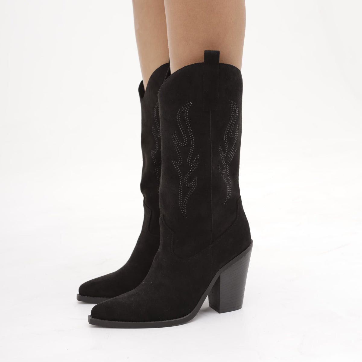 TEXANO CHOCOLA' STRASS NERO<BR/> 