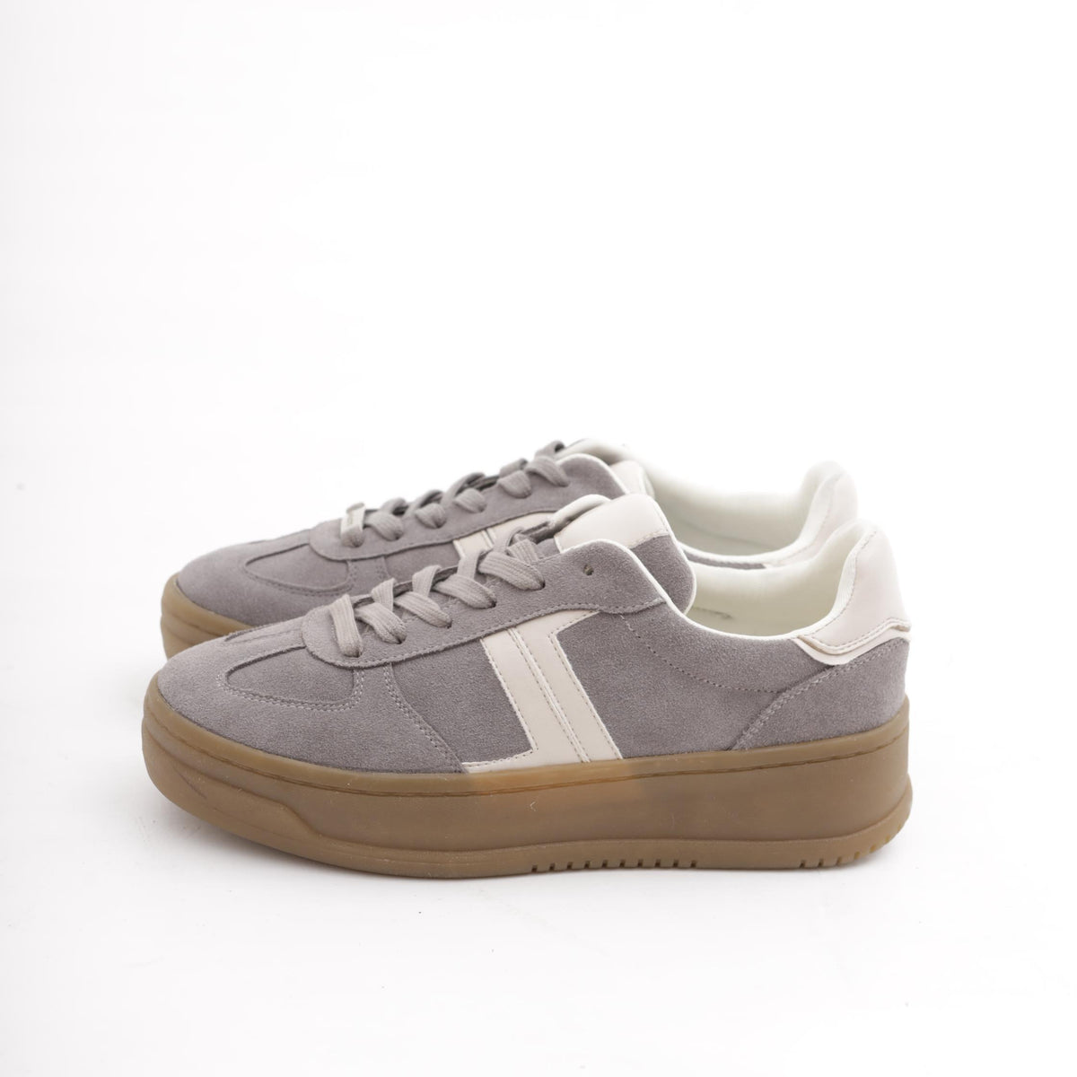 SNEAKERS PLATFORM GRIGIO<BR/> 