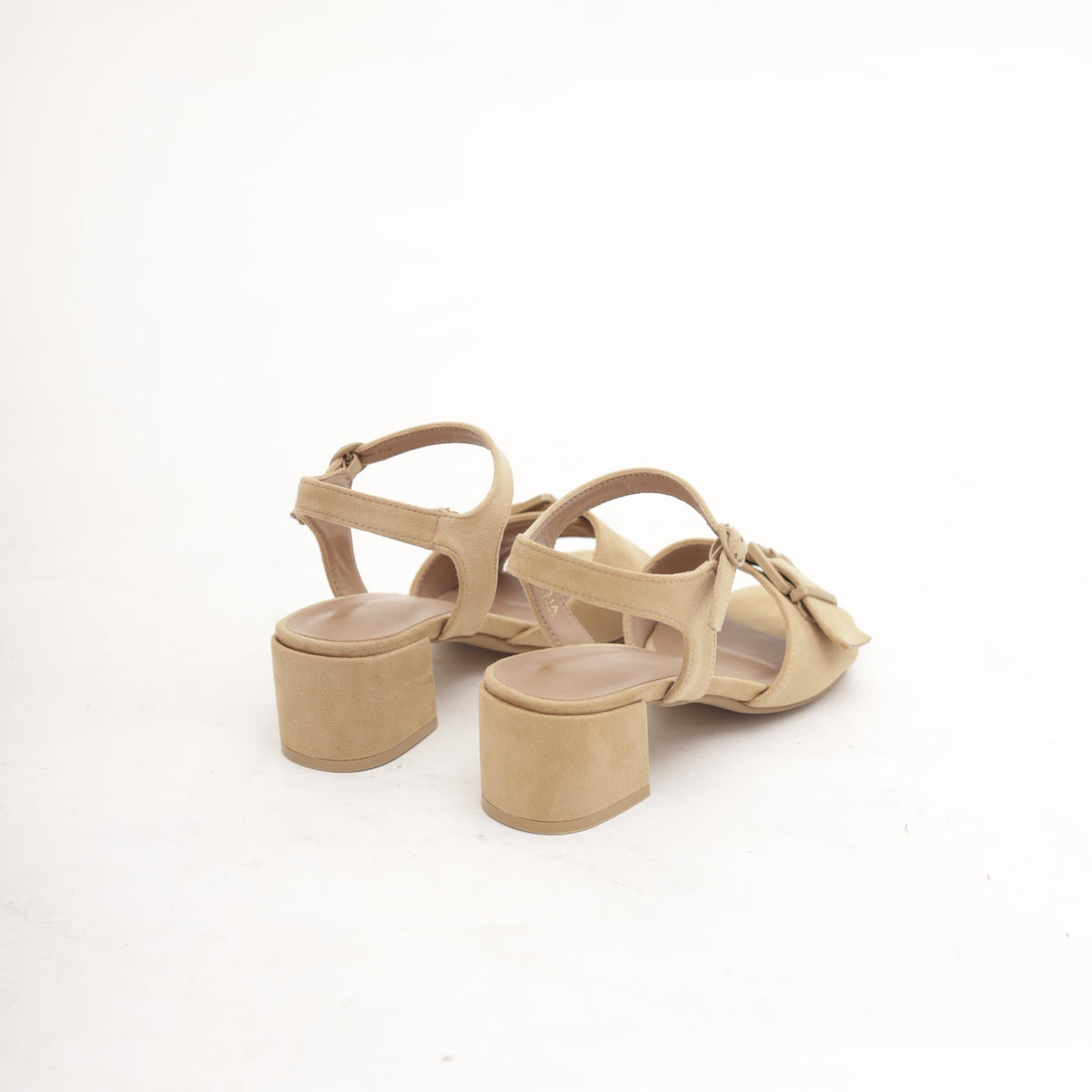 SANDALO FIBBIA CAMEL 
