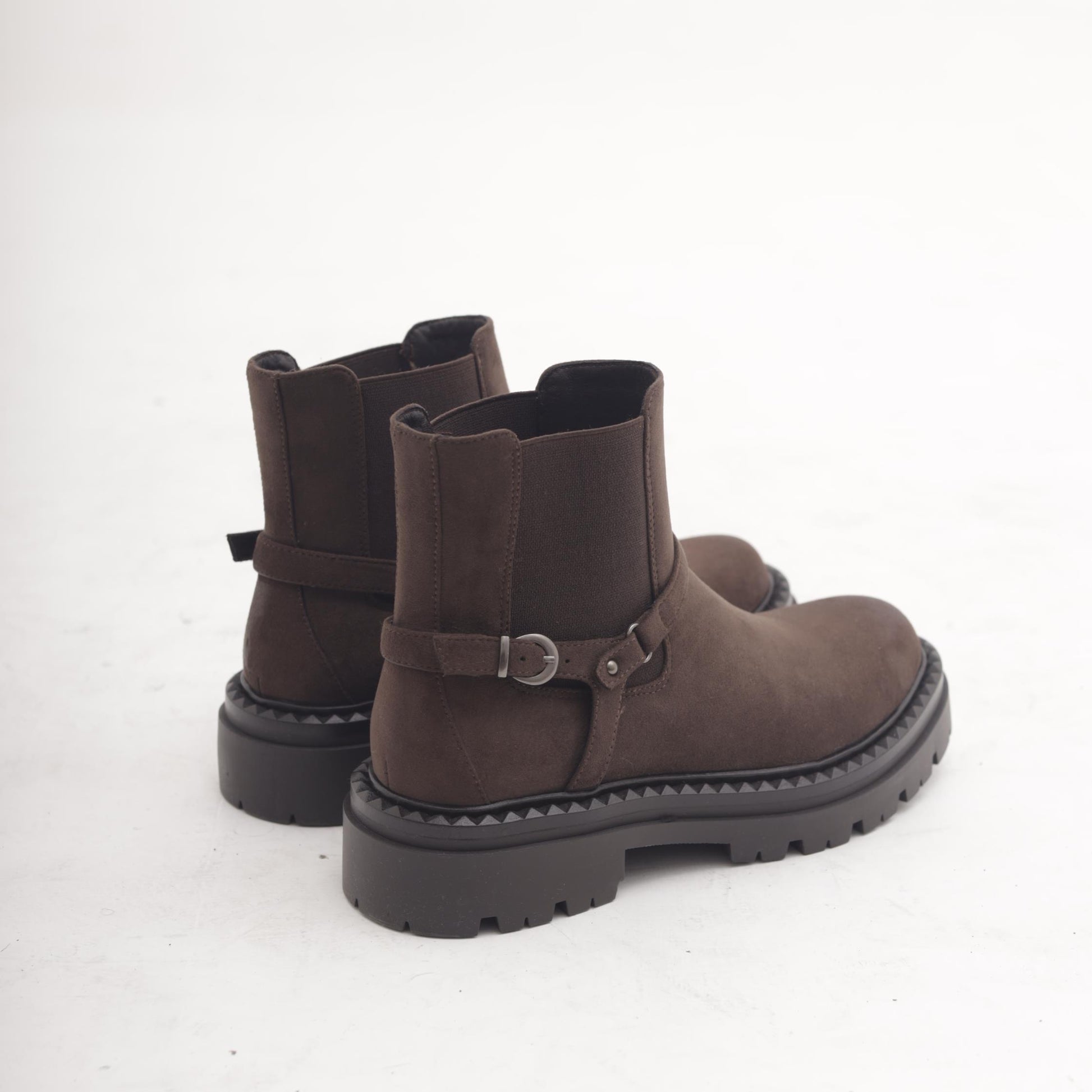 STIVALETTO BASSO ELASTICO E GHETTA TESTA DI MORO 