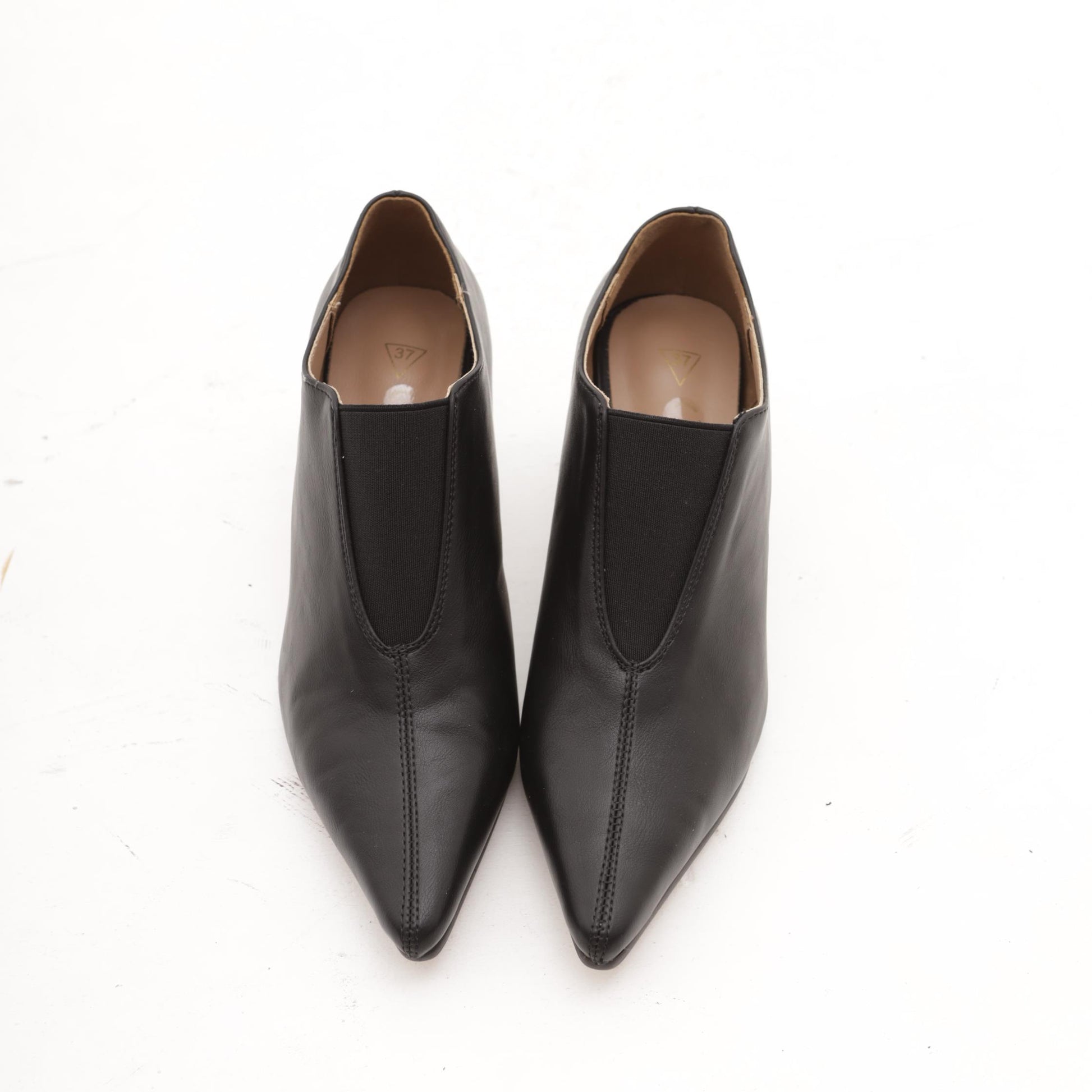 TRONCHETTO ELASTICO TACCO NERO 