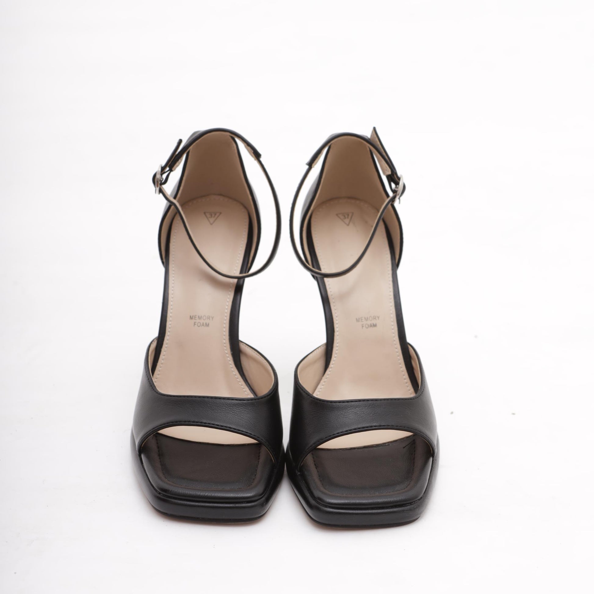 SANDALO FASCIA E CINTURINO NERO 