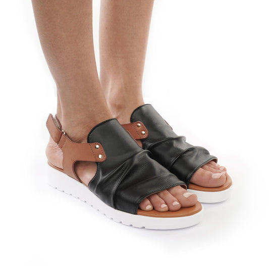 SANDALO ZEPPA SOFT NERO<BR/> 