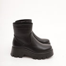 STIVALETTO CHUNKY LISCIO NERO 