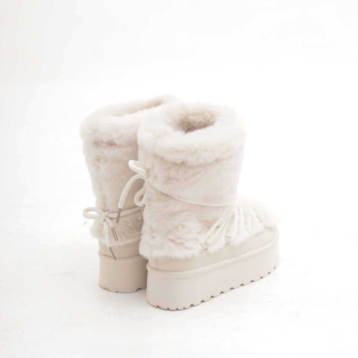 STIVALETTO MAMMUT LACCI FUR PANNA 