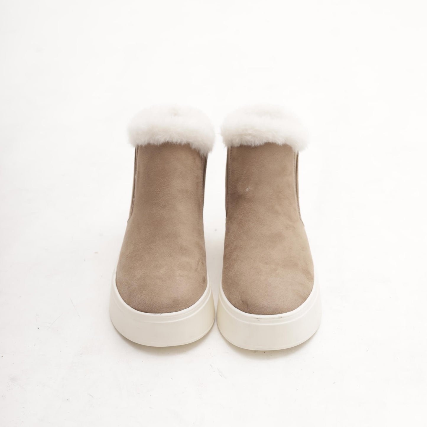 STIVALETTO SNEAKERS PLATFORM TAUPE 