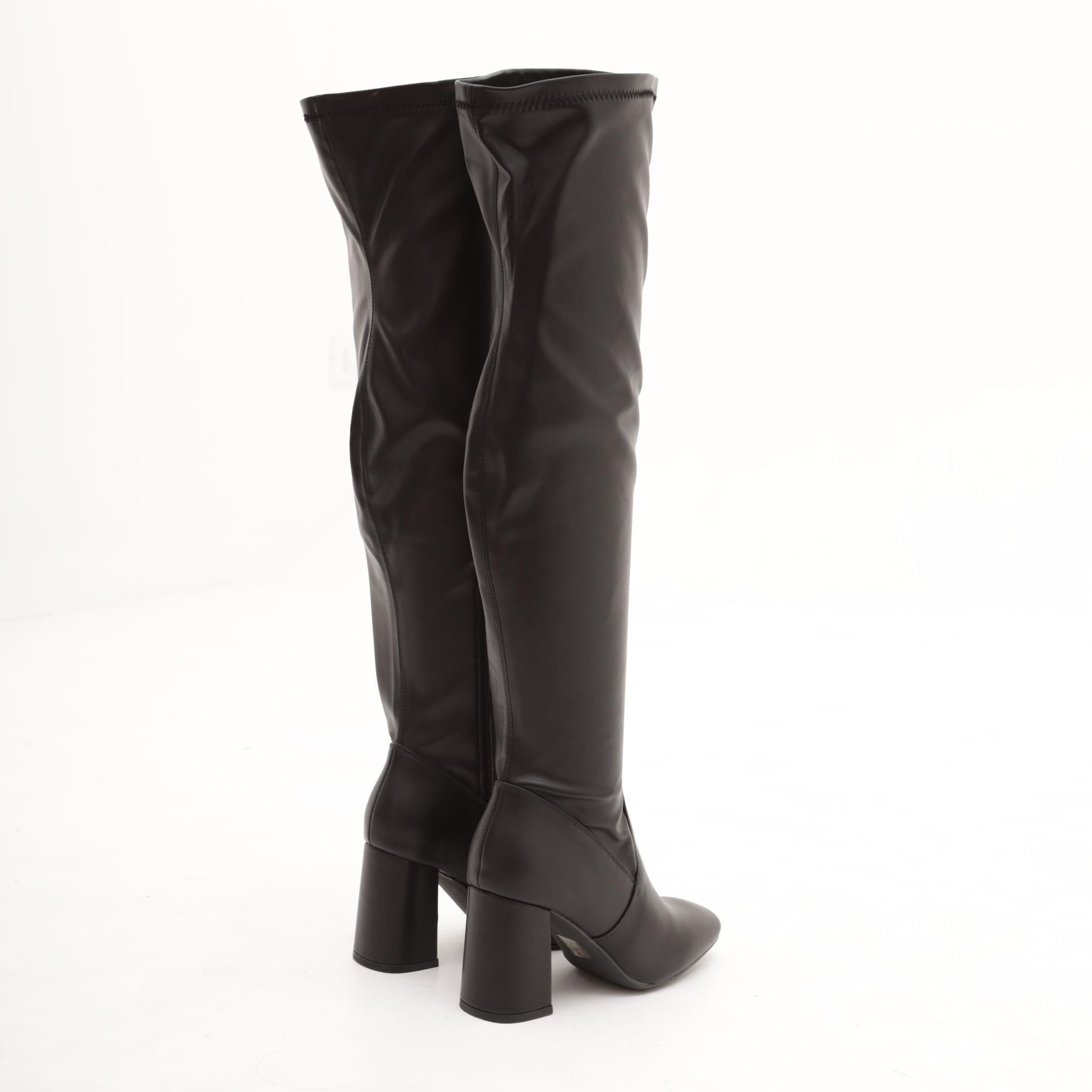 STIVALE TACCO STRETCH NERO MP366-2PUNE CHOCOLA