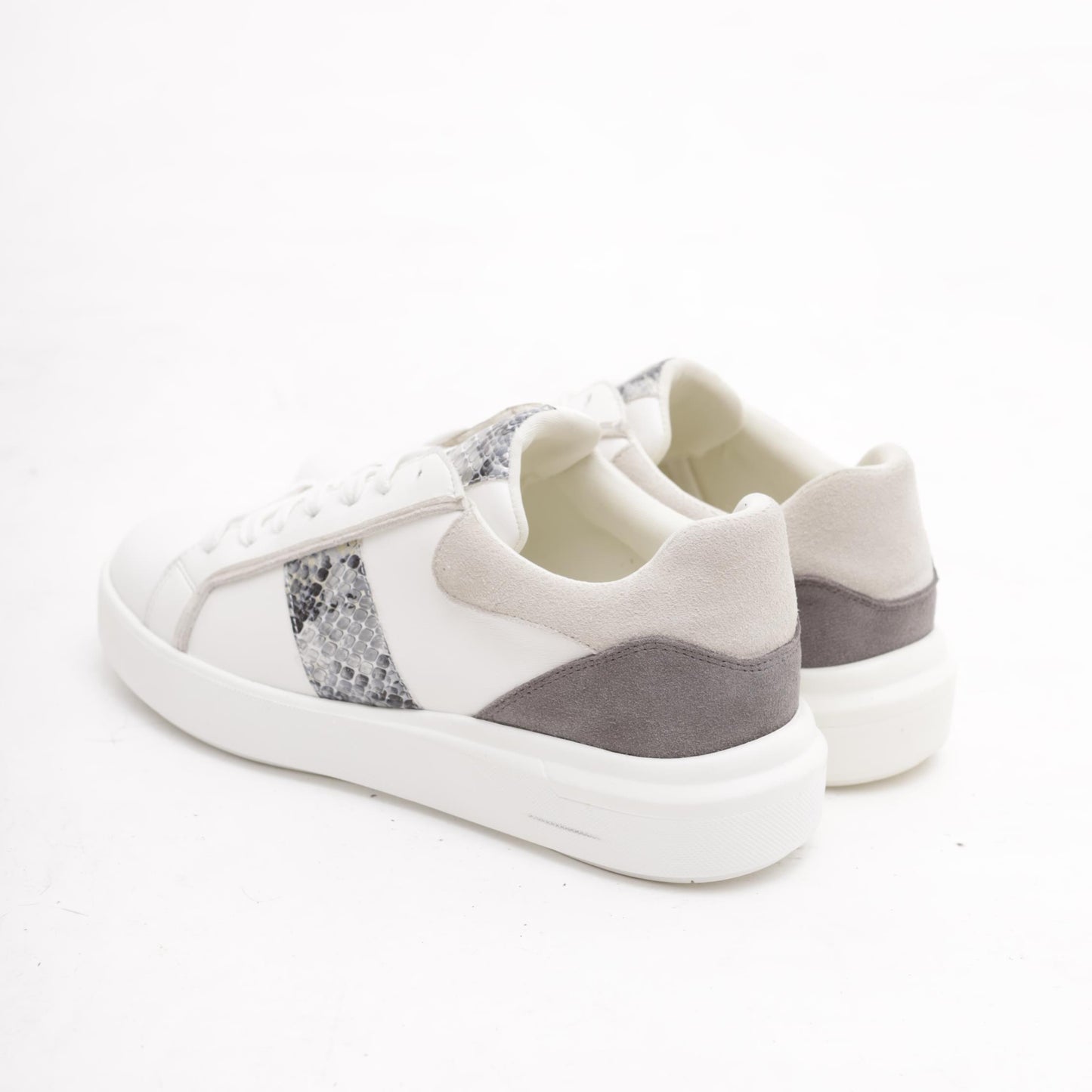 SNEAKERS PYTHON BIANCO/GRIGIO<BR/> 
