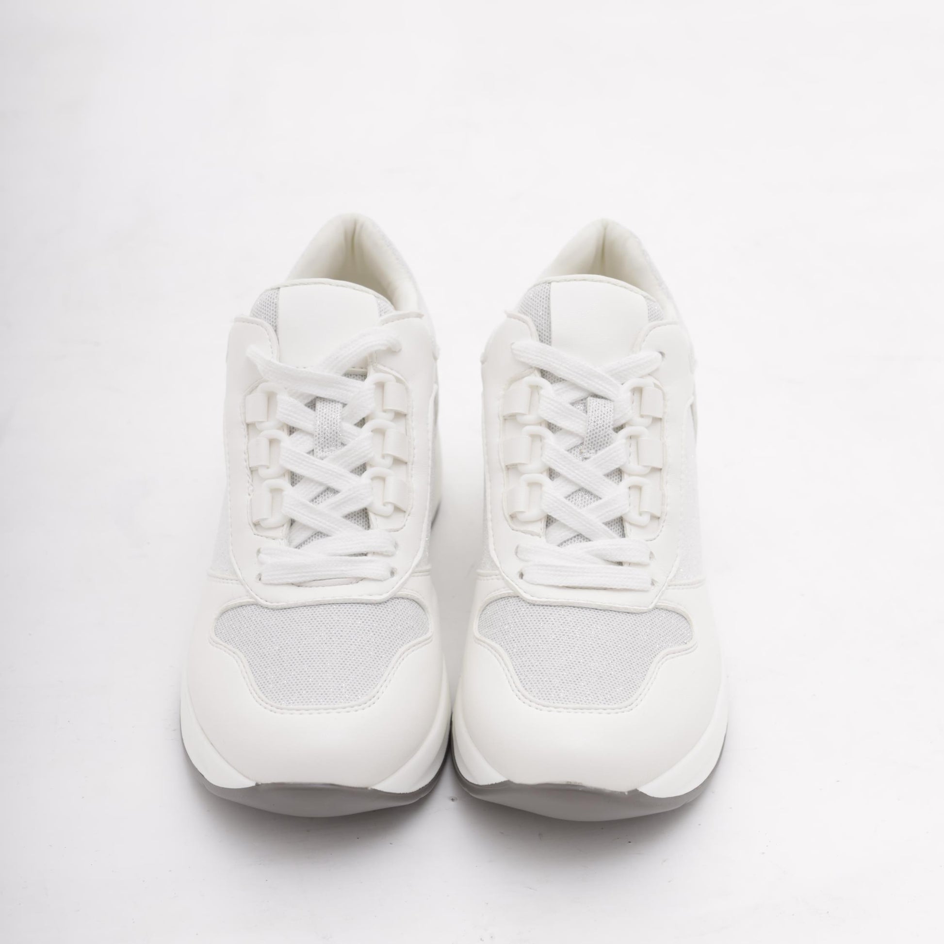SNEAKERS ALTA SHINY BIANCO<BR/> 